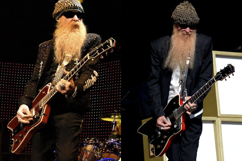 Billy Gibbons mit seiner Gretsch Billy-Bo Jupiter Thunderbird