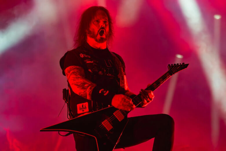 Gary Holt mit seiner ESP LTD GH-SV